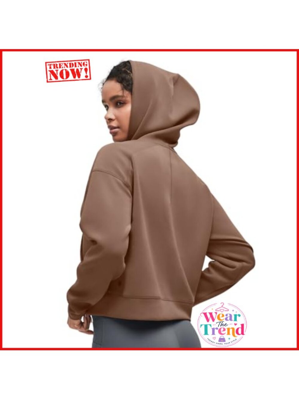 Women's Casual Pullover Hoodie Long Sleeve Moisture Wicking Sweatshirt
